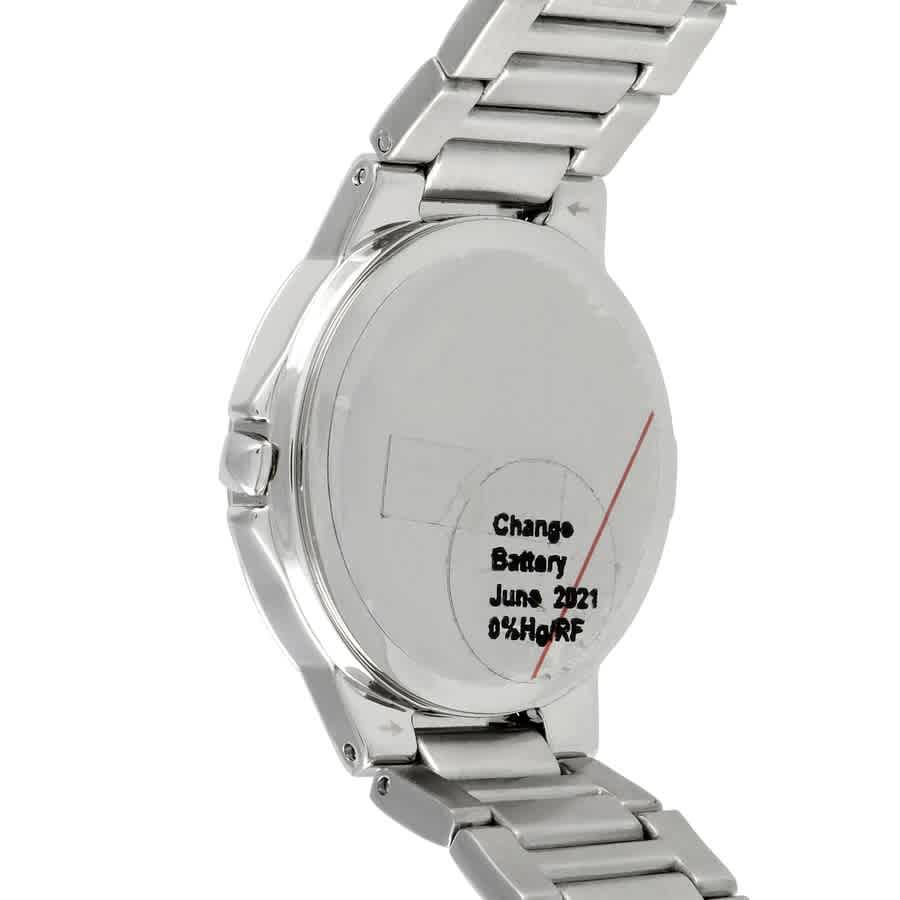 Shop Rebecca Minkoff Cali Quartz Silver White Dial Ladies Watch 2200303 In Silver / White