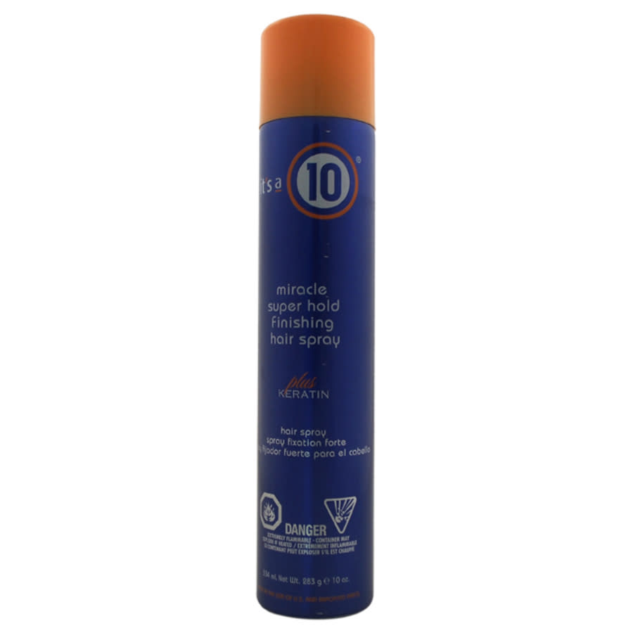 It's A 10 Miracle Super Hold Finishing Hairspray Plus Keratin By Its A 10 For Unisex - 10 oz Hairspray In N,a