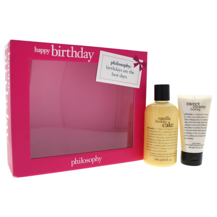 philosophy vanilla birthday cake shampoo and conditioner