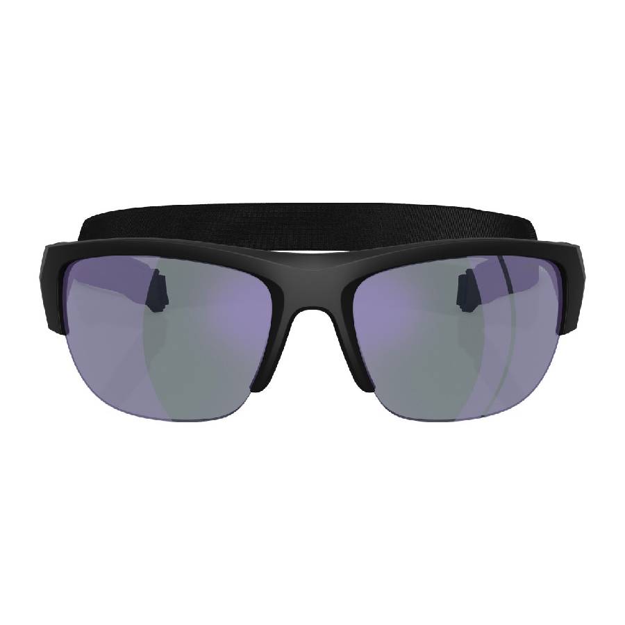 Prada Linea Rossa Dark Blue Mirror Violet Square Mens Sunglasses PS A01S 1BO10J 69
