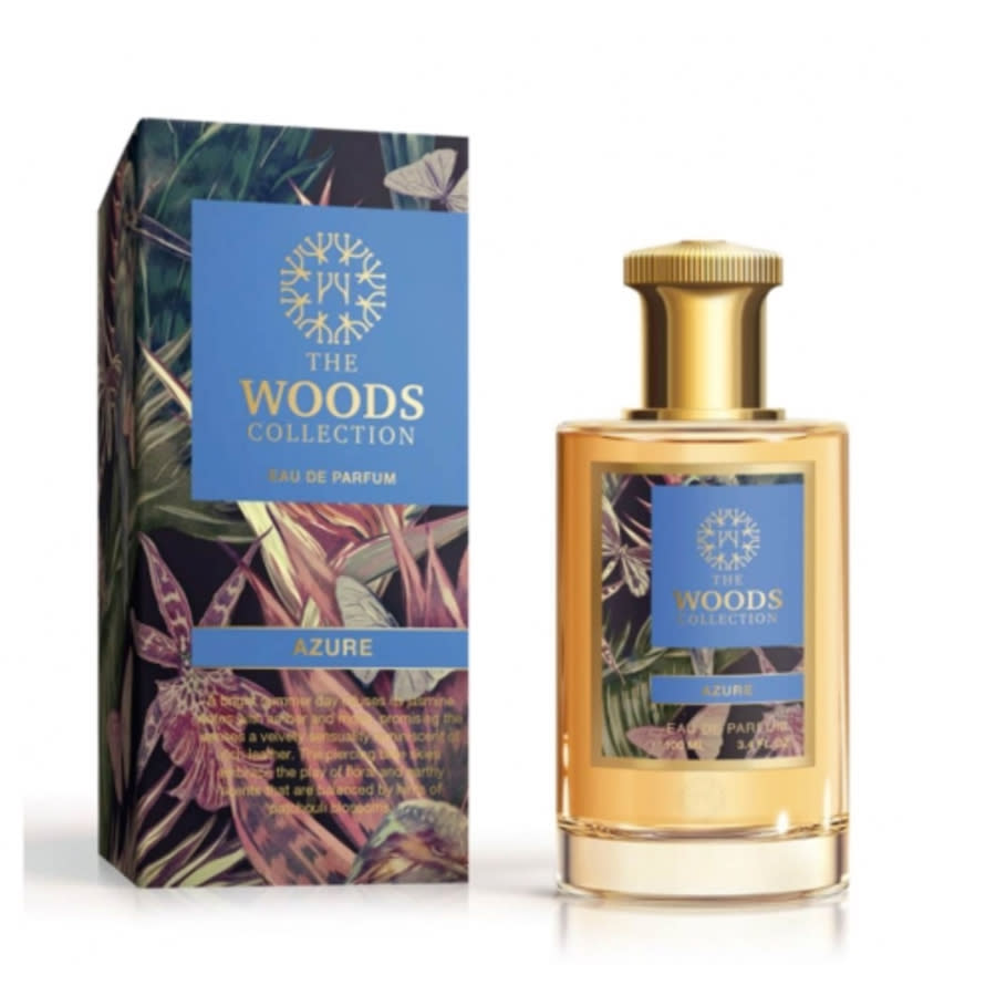The Woods Collection Unisex Azure Edp 3.4 oz Fragrances 3760294351239 In Azure / White