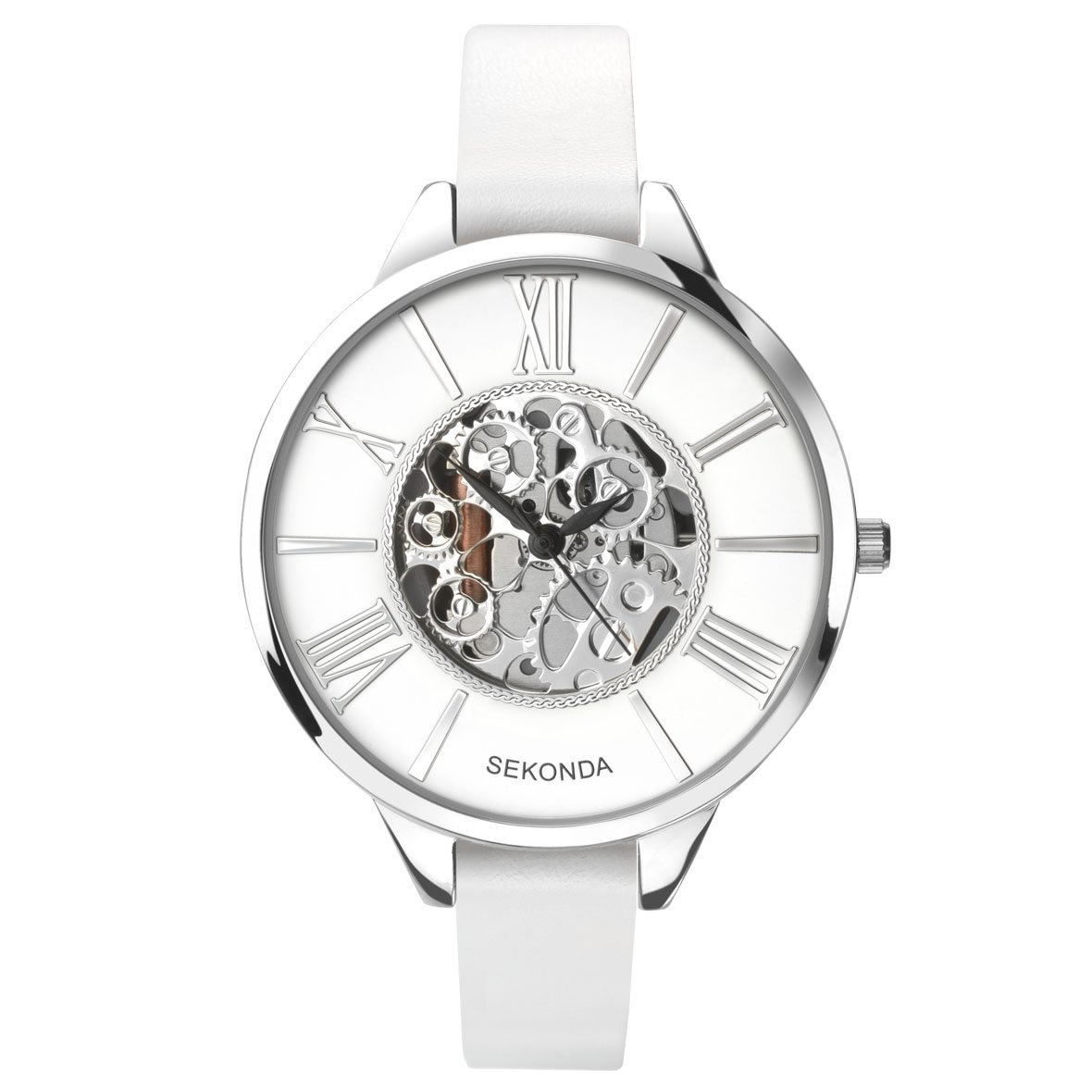 sekonda skeleton watch