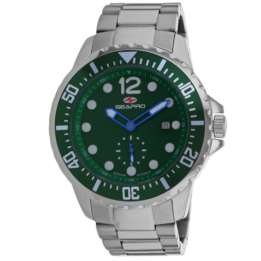 Seapro Colossal Black Dial Mens Watch Sp5501 In Black / Blue / Green