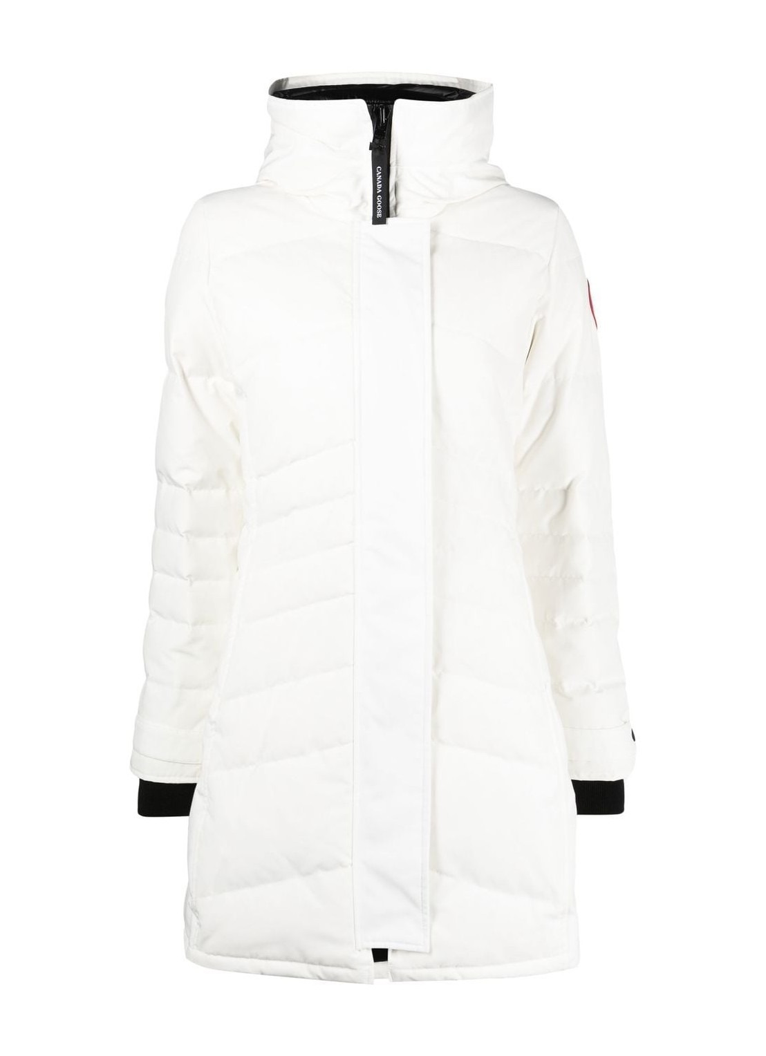 Canada Goose Lorette Hooded Puffer Parka In North Star White/bl De La Etoile Du N