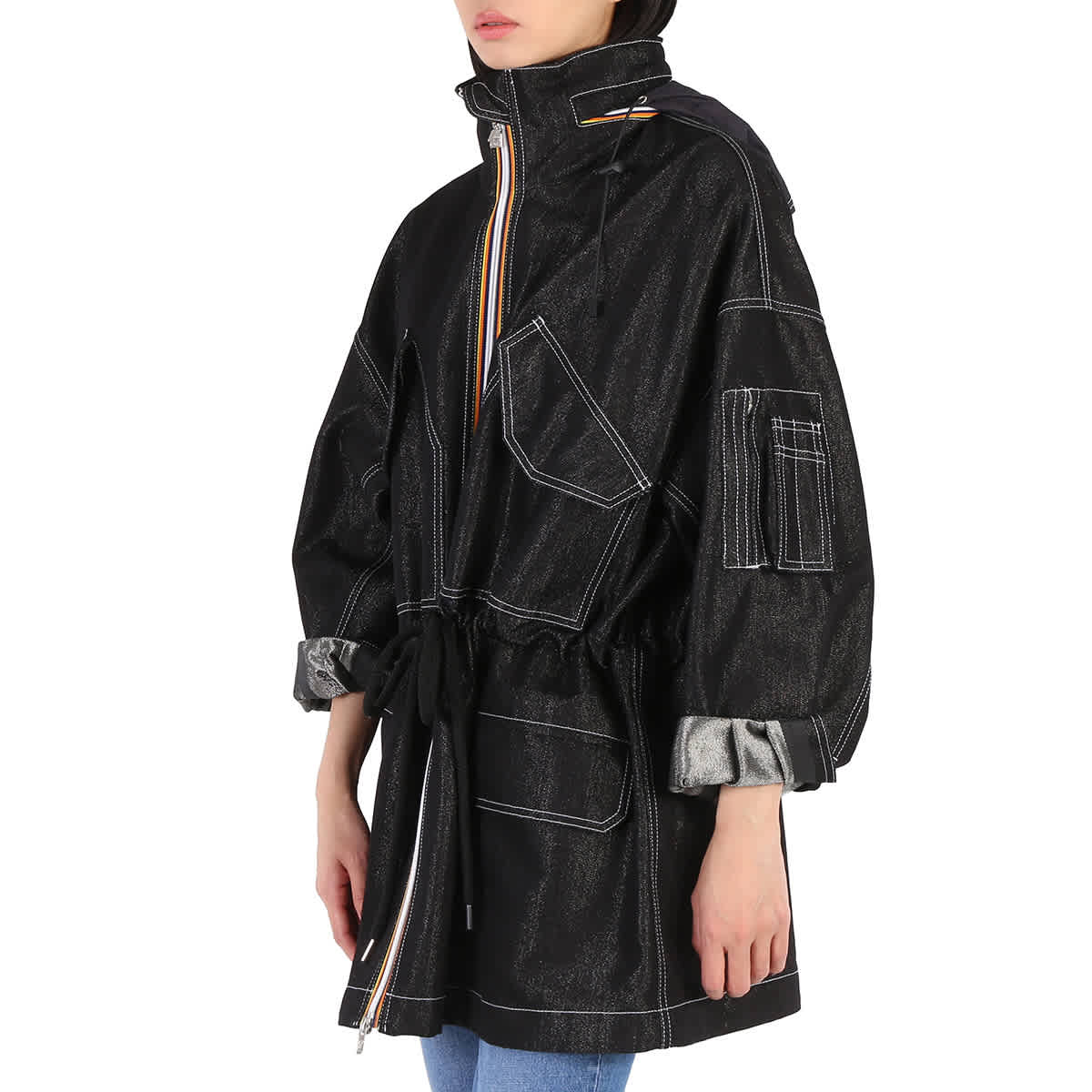 Kway Ladies R And D Kajasa Field Denim Jacket In Denim