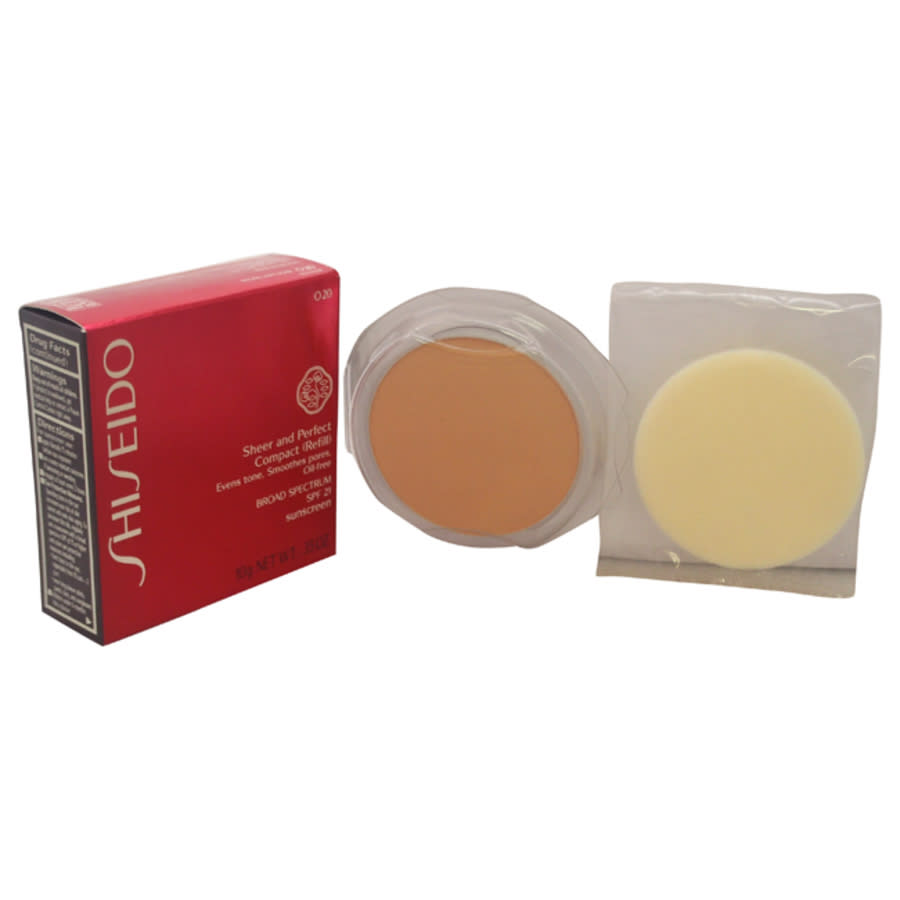 Shiseido Sheer And Perfect Compact Spf 21 - - # O20 Natural Light Ochre By  For Women - 0.35 oz Compa In N,a