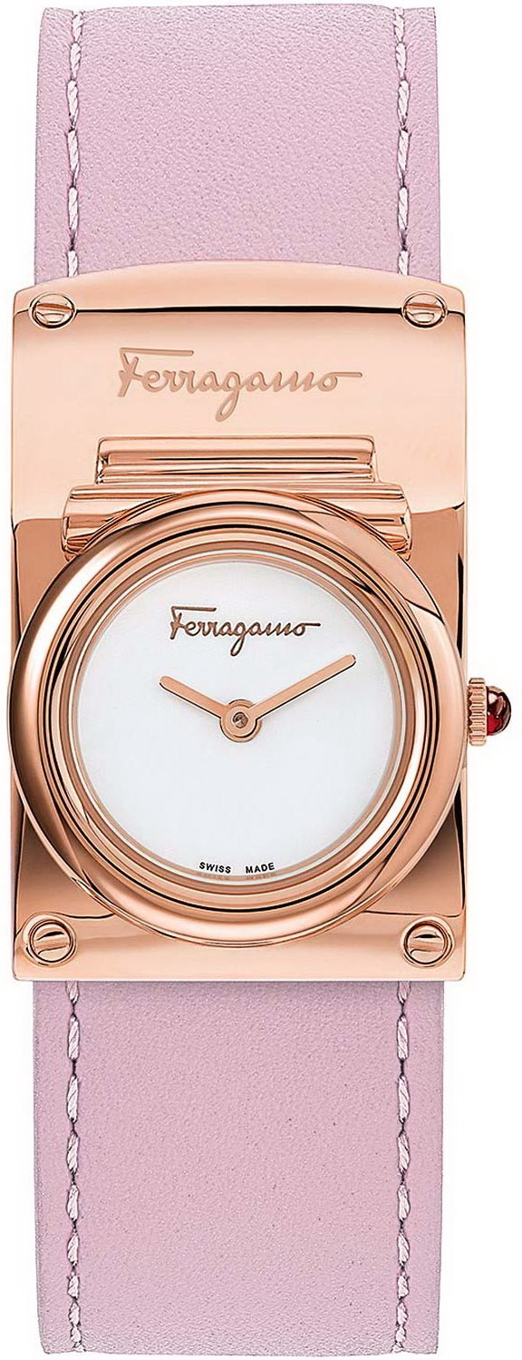 Ferragamo Boxyz Quartz White Dial Ladies Watch Sfhs00520