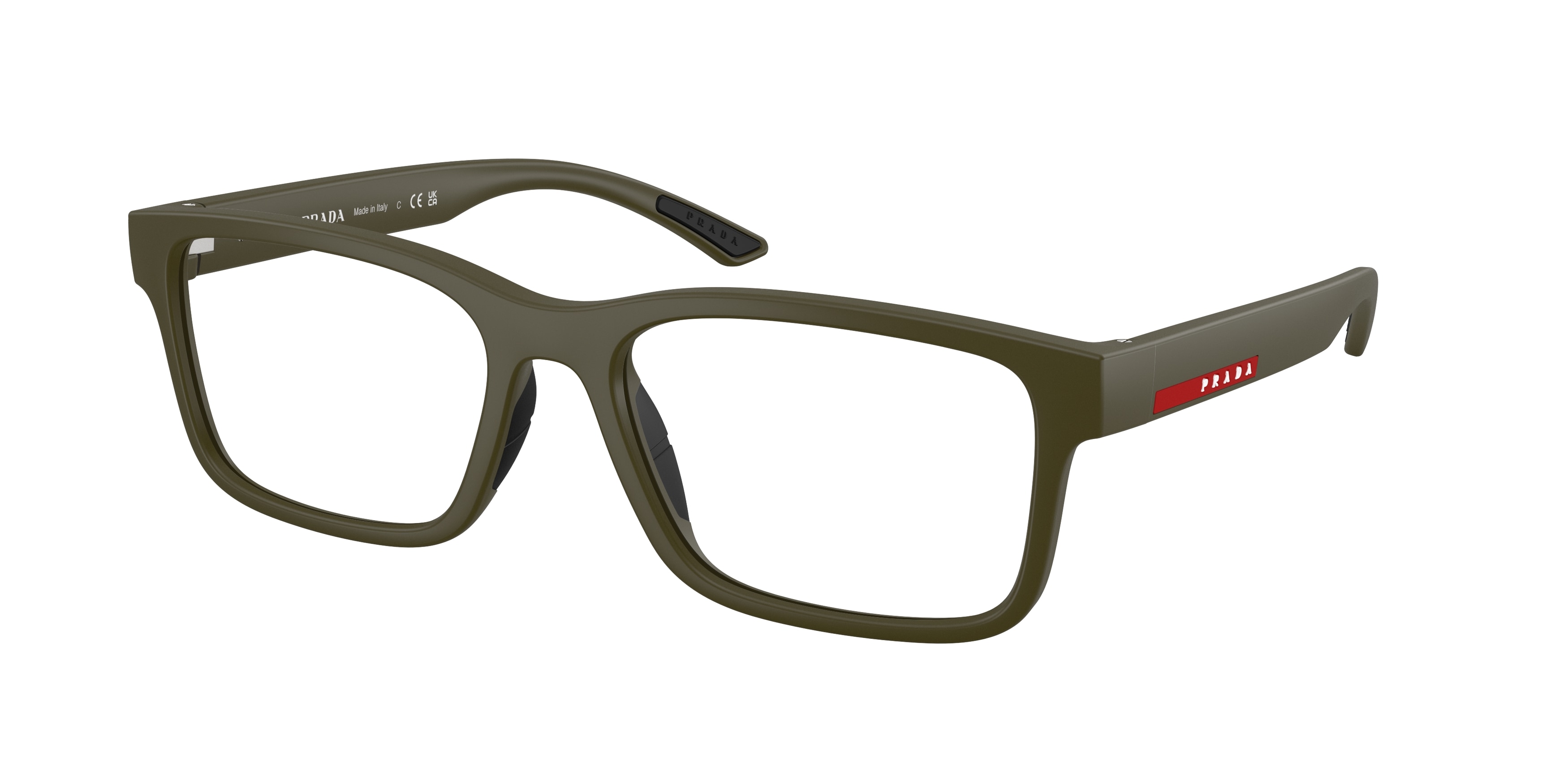 Prada Linea Rossa Demo Rectangular Mens Eyeglasses PS 01RV 15X1O1 54