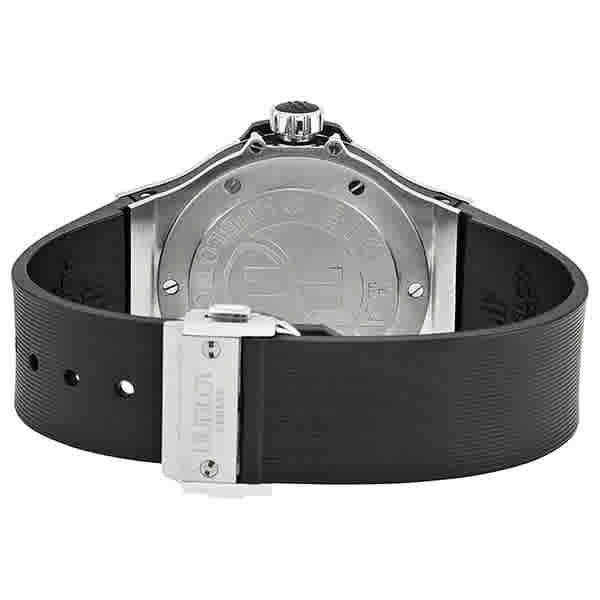 Shop Hublot Big Bang Black Dial Diamond Black Rubber Ladies Watch 361.sx.1270.rx.1104