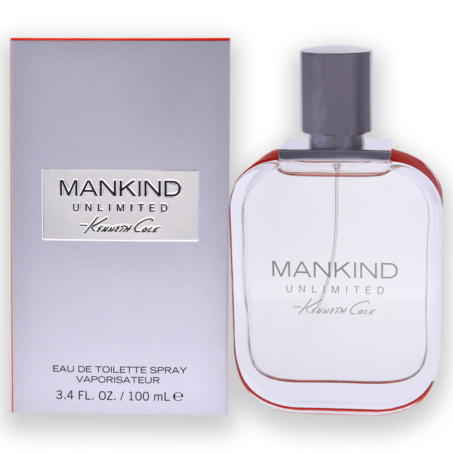 Kenneth Cole Mens Mankind Unlimited Edt Spray 3.4 oz Fragrances 608940580493 In Black