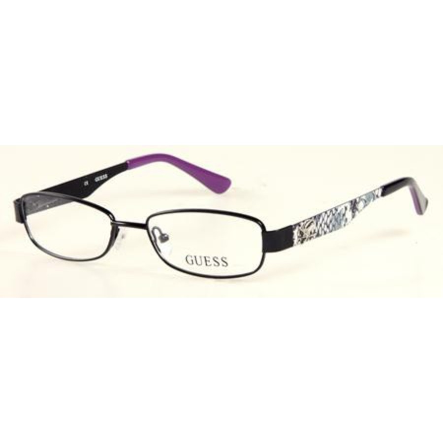 GUESS LADIES BLACK RECTANGULAR EYEGLASS FRAMES GU9093(GU9093)B8448
