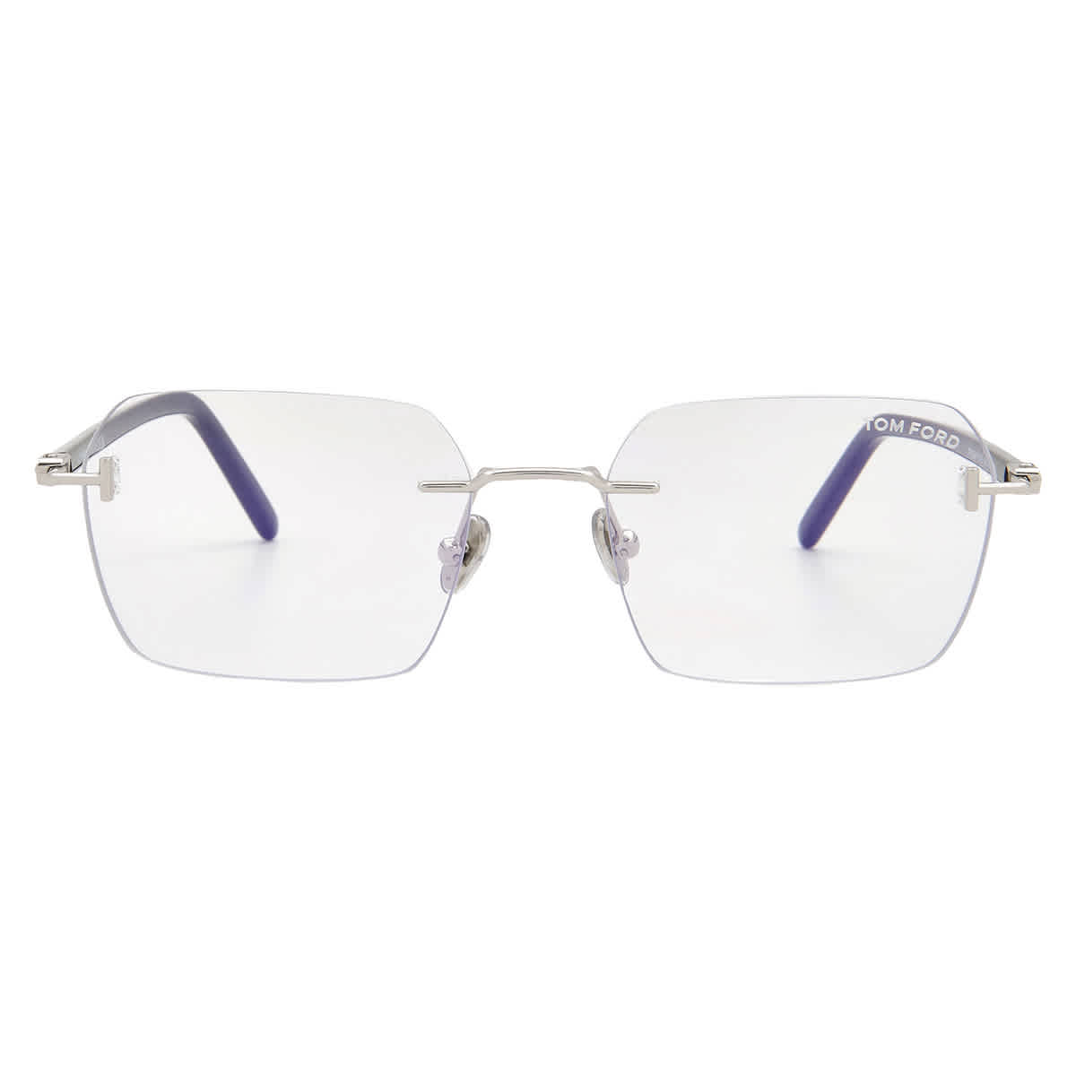 Tom Ford Rectangular Blue Light Glasses, 54mm