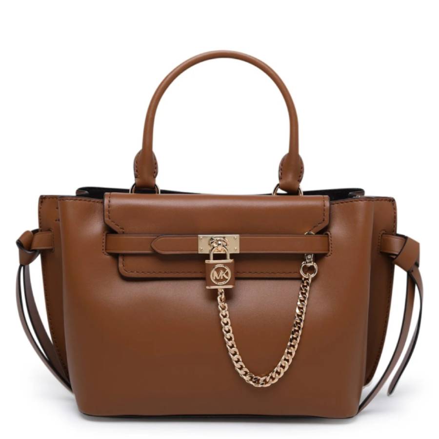 Michael Kors Ladies Luggage Hamilton Legacy Small Leather Belted Satchel