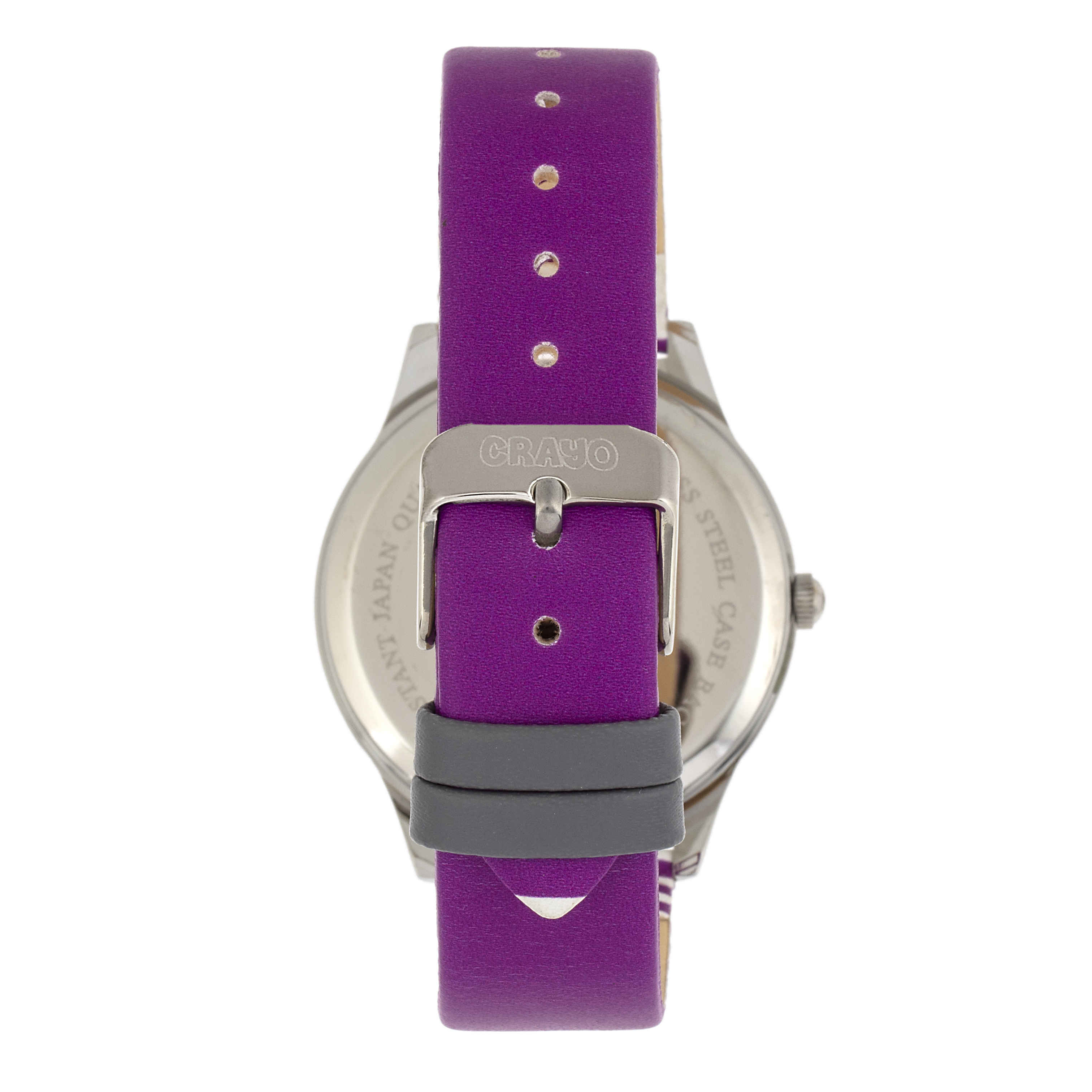 Shop Crayo Aboard Quartz Pink Dial Unisex Watch Cracr5604 In Pink / Purple