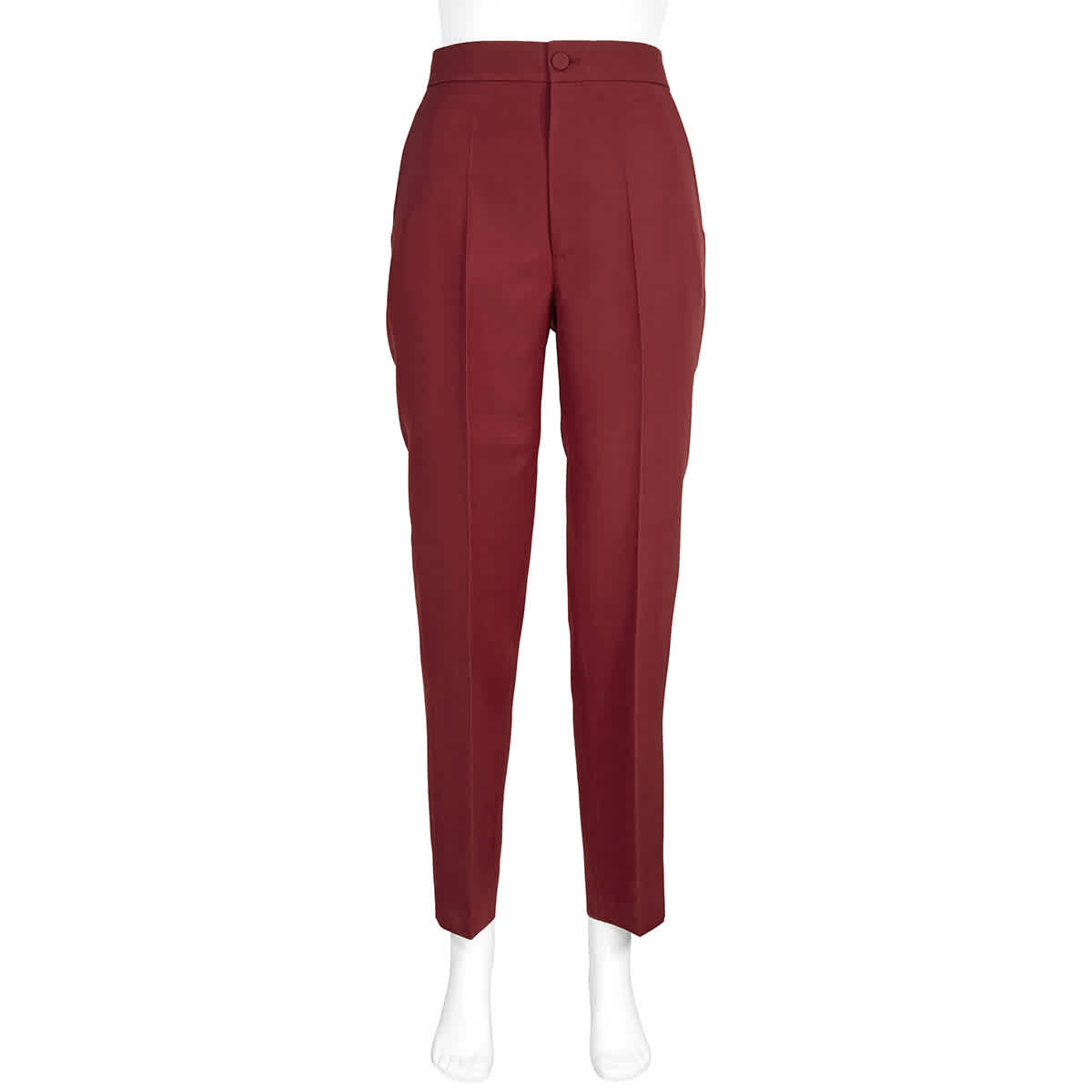 Shop Gucci Straight-leg Tailored Trousers In Red