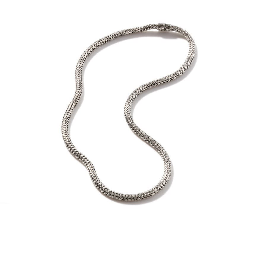 John Hardy Classic Chain 5mm 16  Necklace - Nb96cx16 In Silver-tone