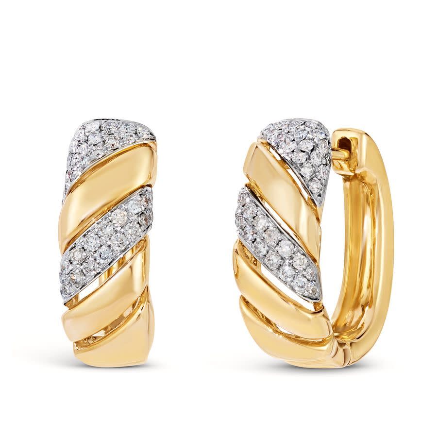 Le Vian Ladies Wrapped In Gold Earrings set in 14K Honey Gold