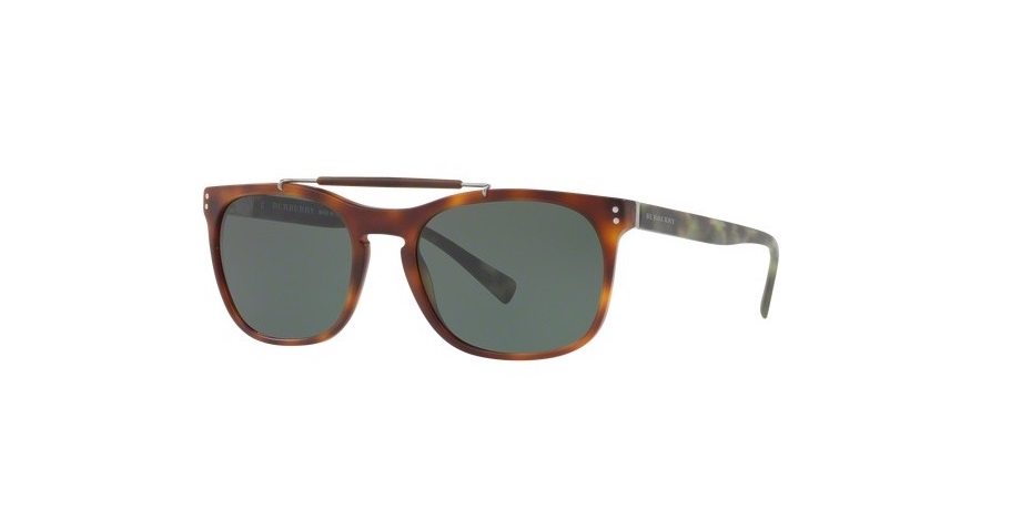 Burberry Green Square Mens Sunglasses 4050307