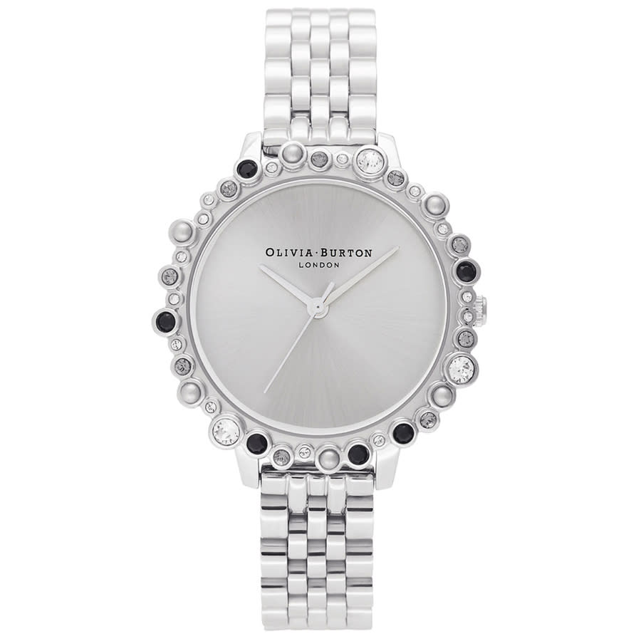 Shop Olivia Burton Under The Sea Bejeweled Quartz Crystal Silver Dial Ladies Watch Ob16us31