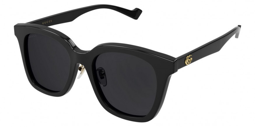 Gucci Grey Sport Ladies Sunglasses Gg1000sk 001 55 In Black / Grey