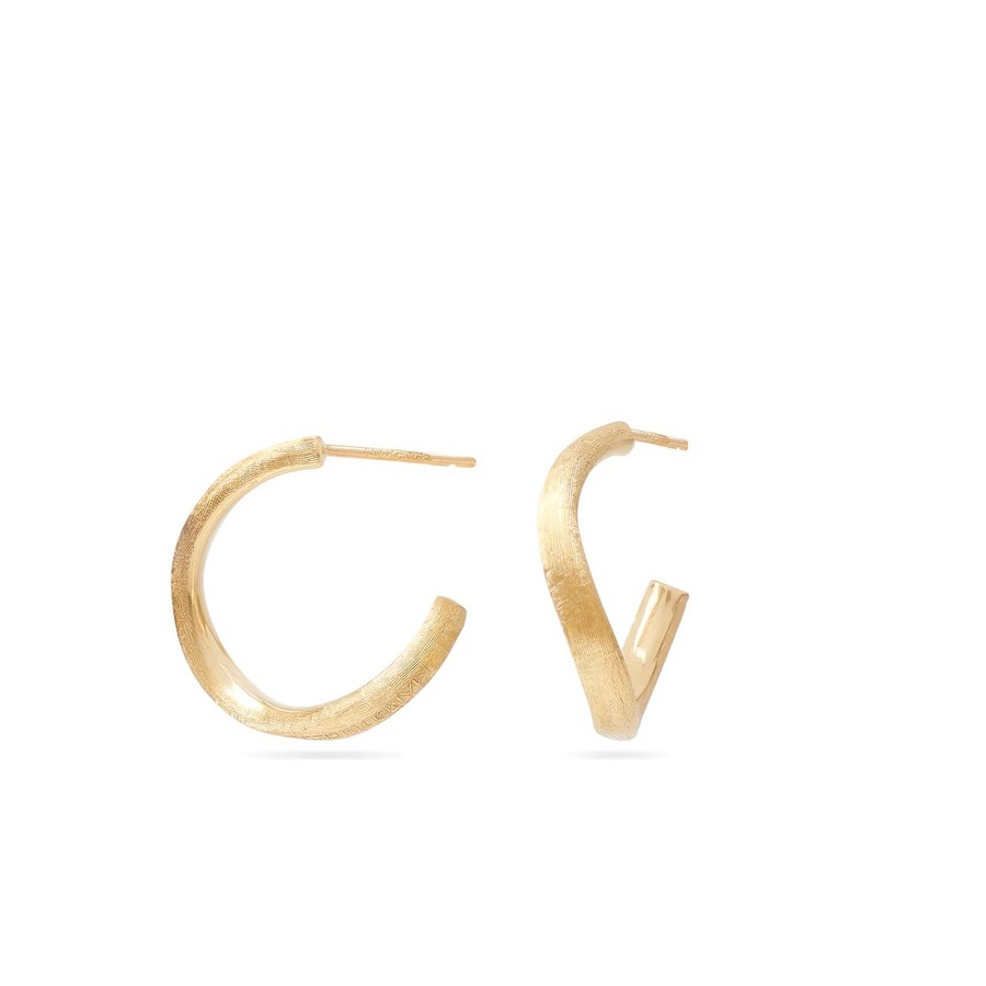 Marco Bicego Jaipur Collection 18k Yellow Gold Petite Hoop Earrings - Ob1469 Y 02