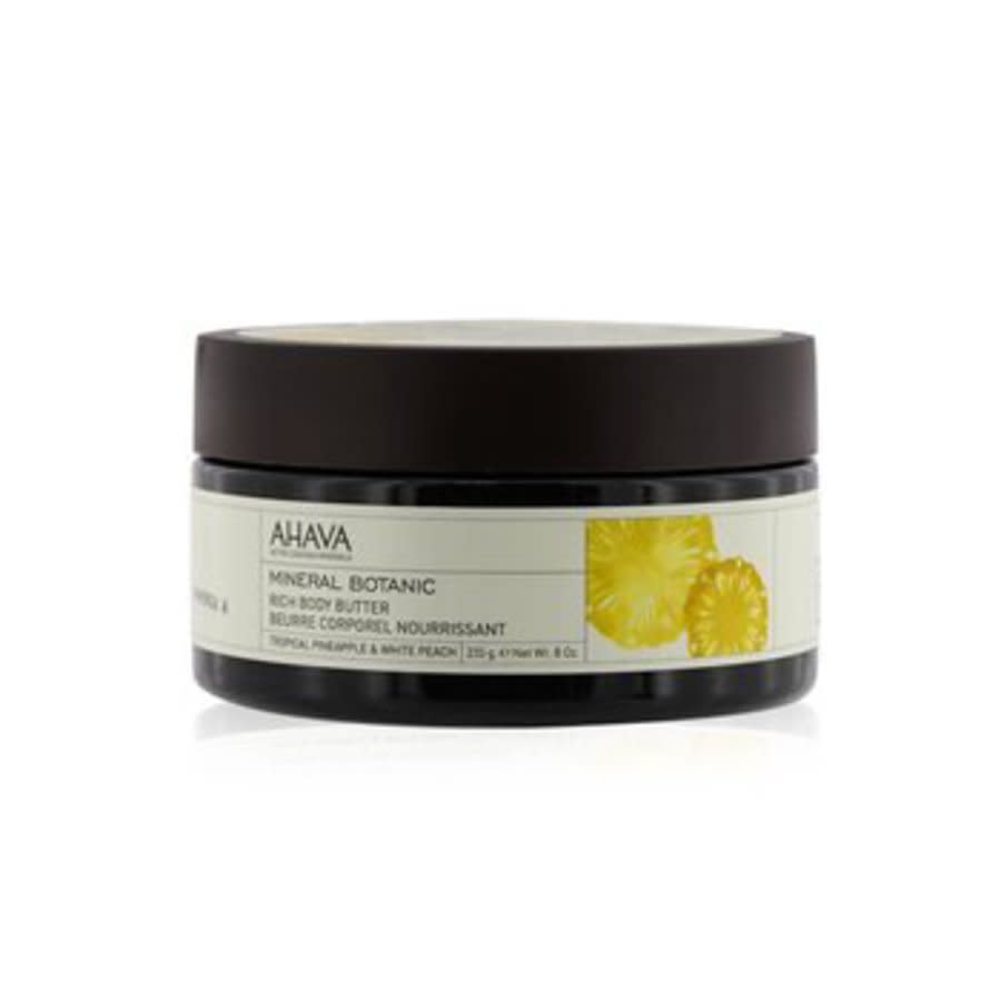 Ahava - Mineral Botanic Velvet Body Butter - Tropical Pineapple & White Peach 235g/8oz In Orange,white,yellow