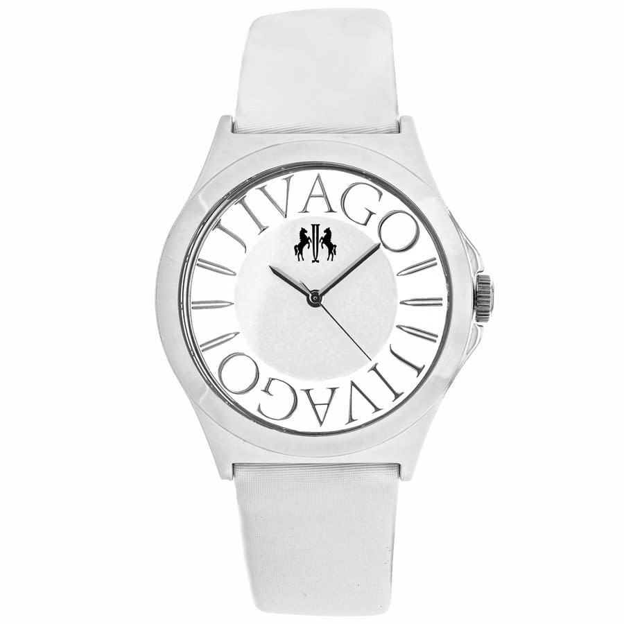 Jivago Women's White Dial Watch In White