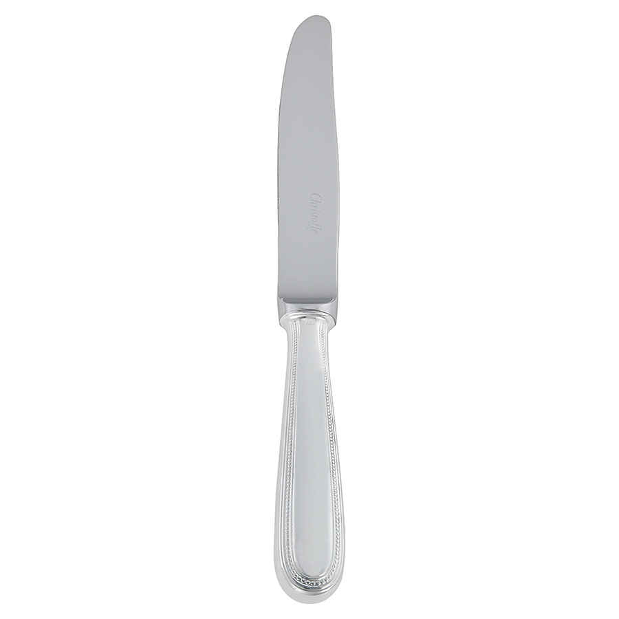 Christofle Silver Plated Perles Dessert Knife 0010-010