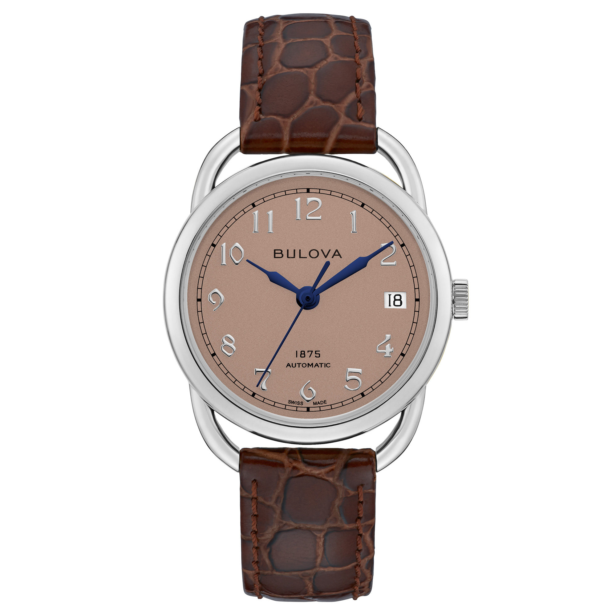 Bulova Watch, 34mm In Blue / Blush / Brown