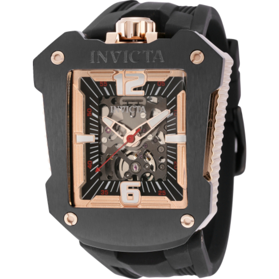 Invicta Speedway Automatic Black Dial Mens Watch 41661 In Black / Gold / Gold Tone / Rose / Rose Gold / Rose Gold Tone