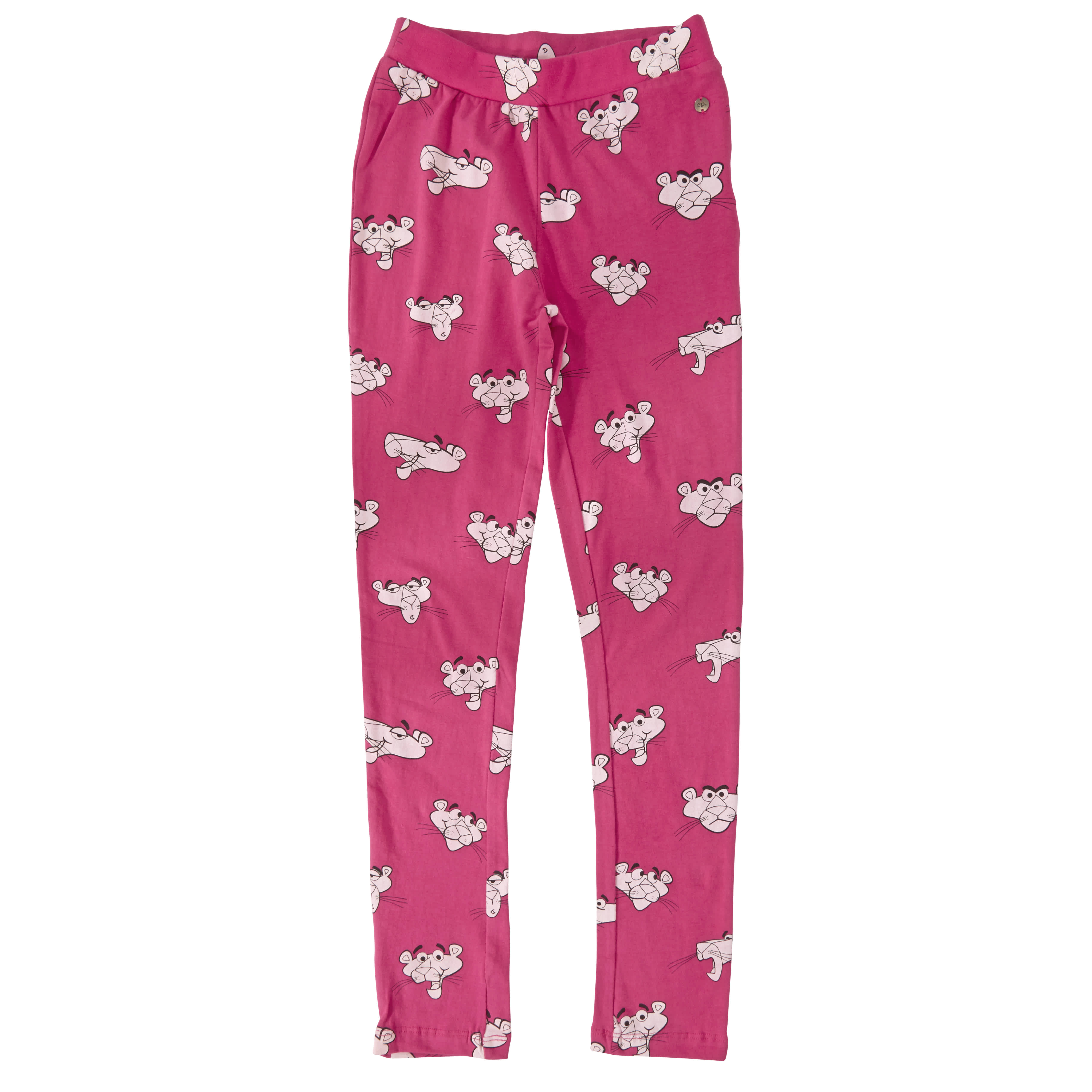 Elevenparis Girls The Pink Panther Printed Leggings In Dusty Pink