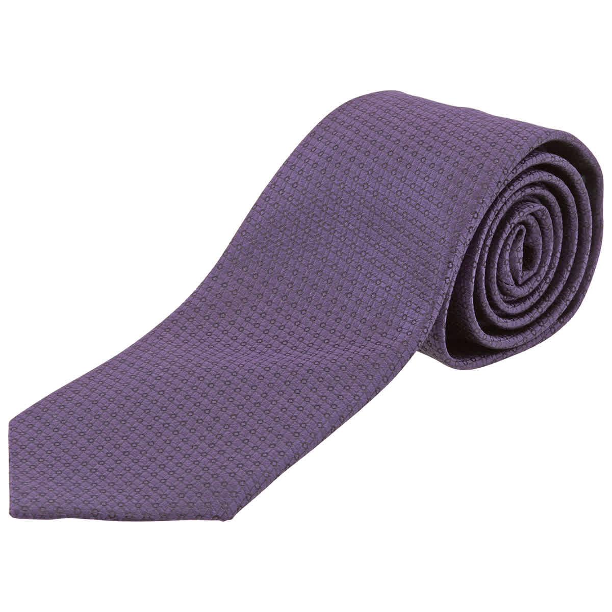 Ermenegildo Zegna Purple Silk Tie