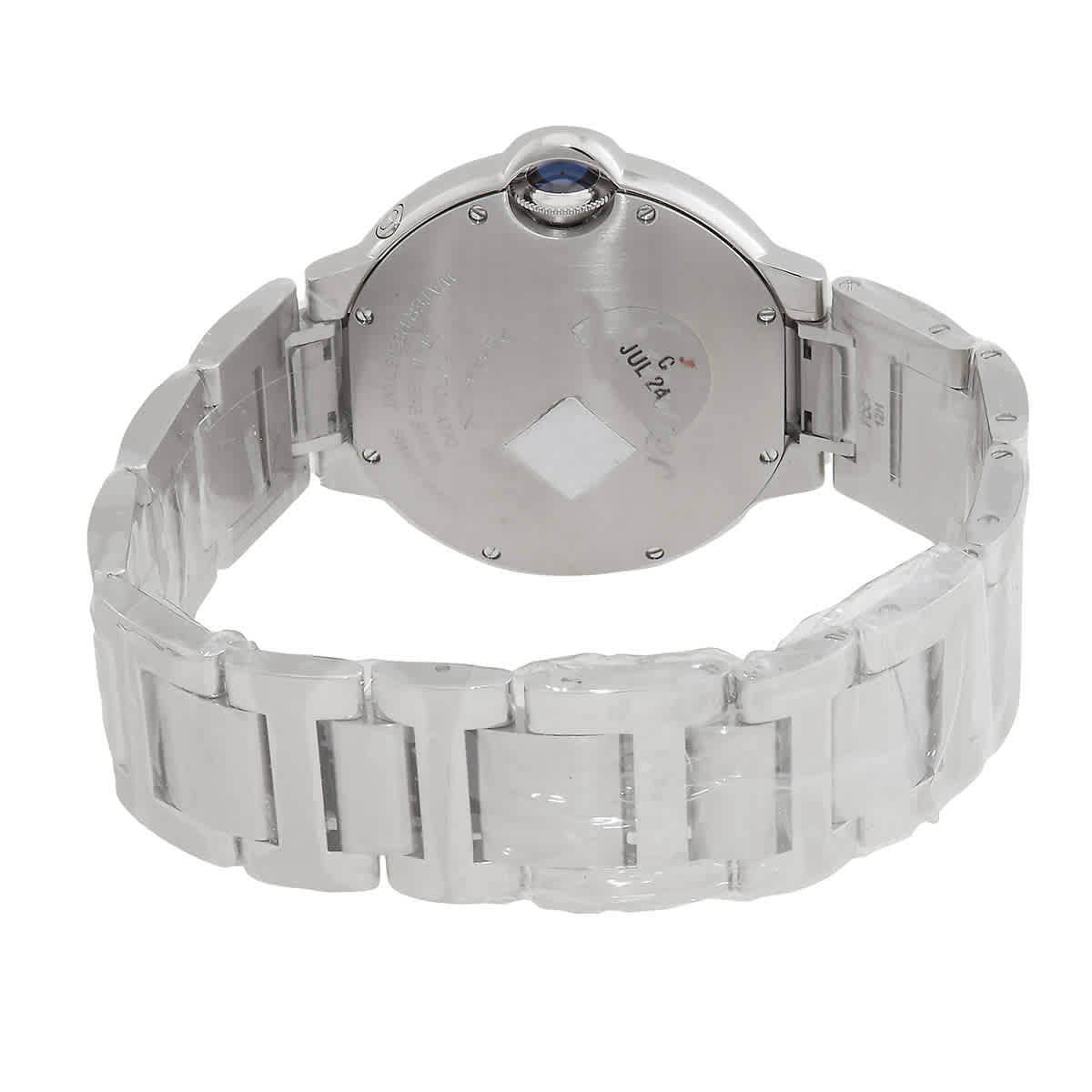 Shop Cartier Ballon Bleu Automatic Silver Dial Ladies Watch Wsbb0050