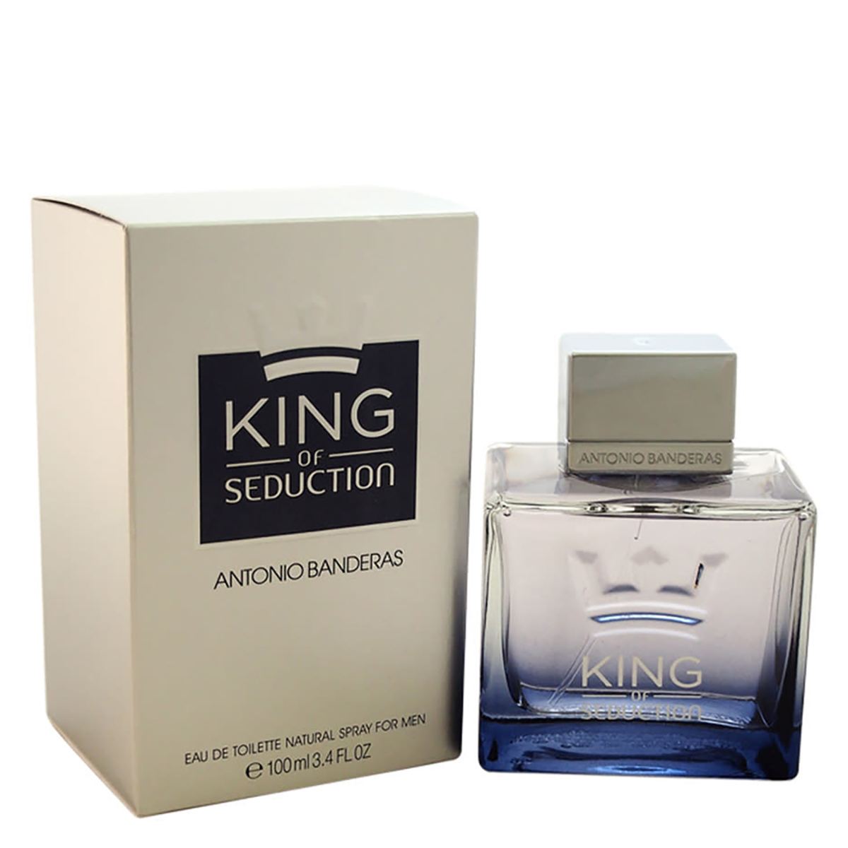 Antonio Banderas Mens King Of Seduction Edt Spray 3.4 oz Fragrances 8411061784273 In Green / White