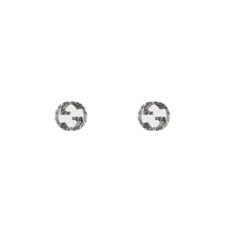 Gucci Interlocking G Stud Earrings - YBD814957001