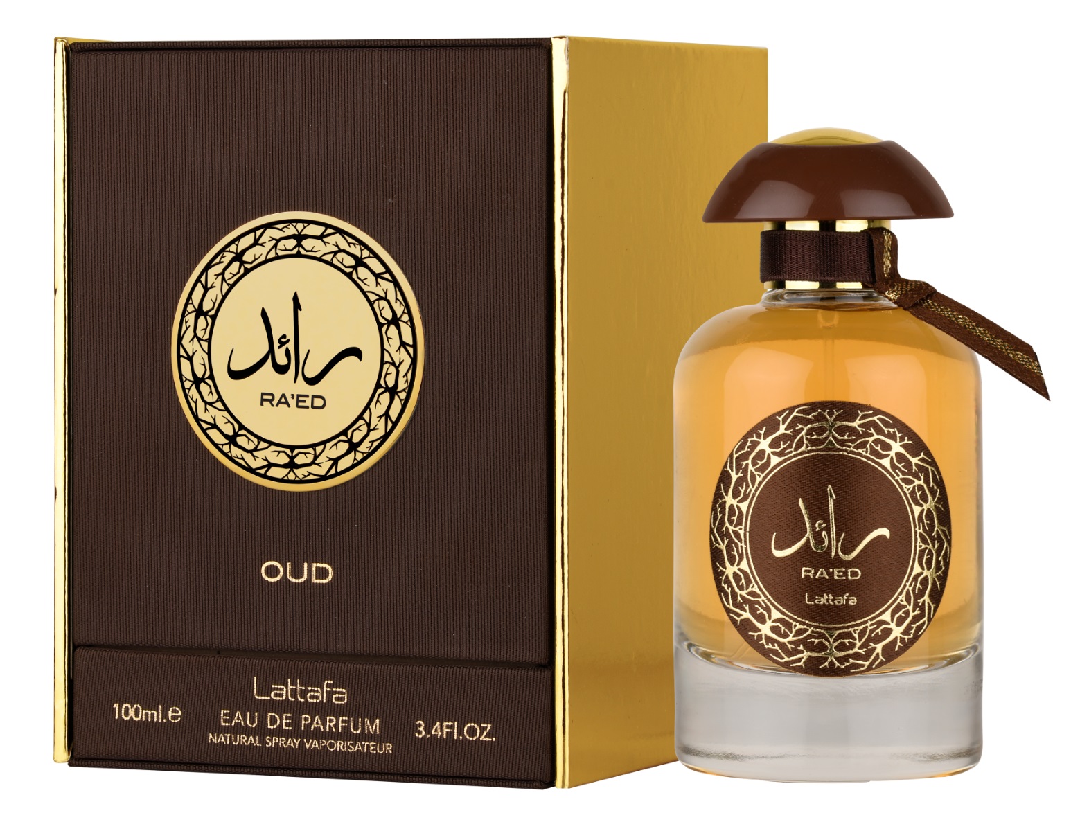Lattafa Unisex Ra'ed Oud Edp Spray 3.4 oz Fragrances 6291108736548 In Orange