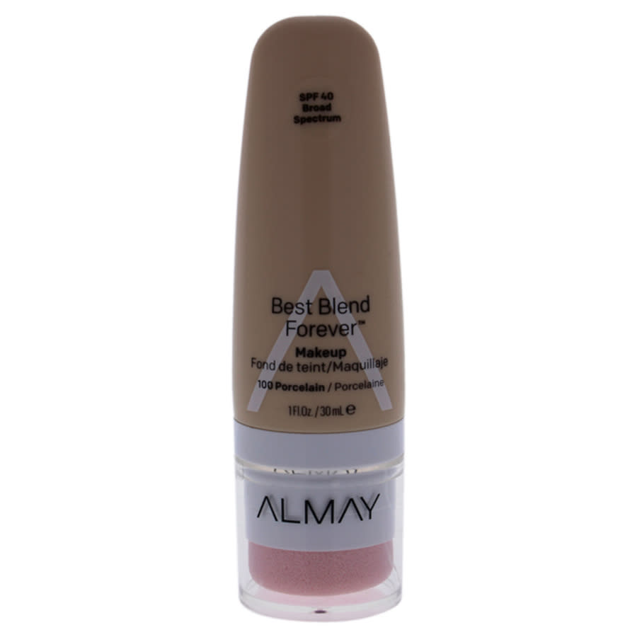 Almay Best Blend Forever Makeup Spf 40 - 100 Porcelain By  For Women - 1 oz Foundation In N,a