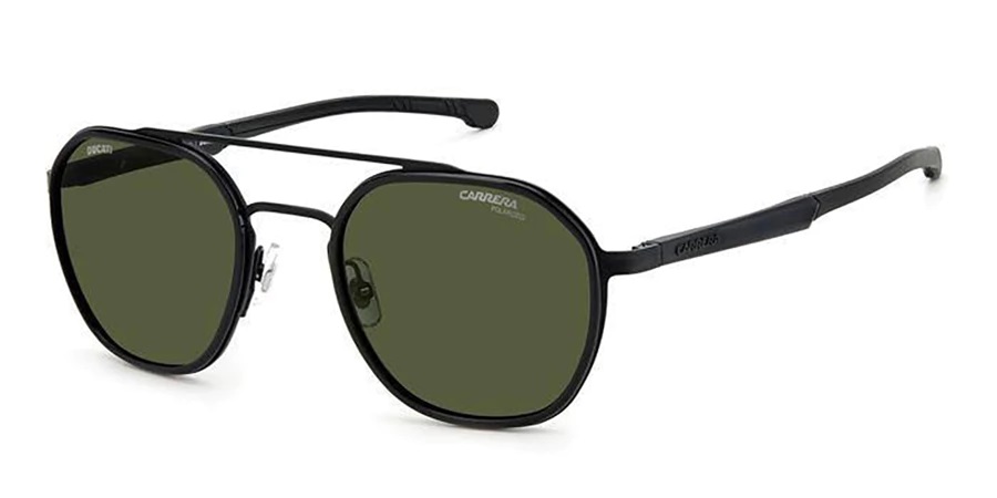 Carrera Ducati Carduc 005/s Uc 0003 Geometric Polarized Sunglasses In Black / Green