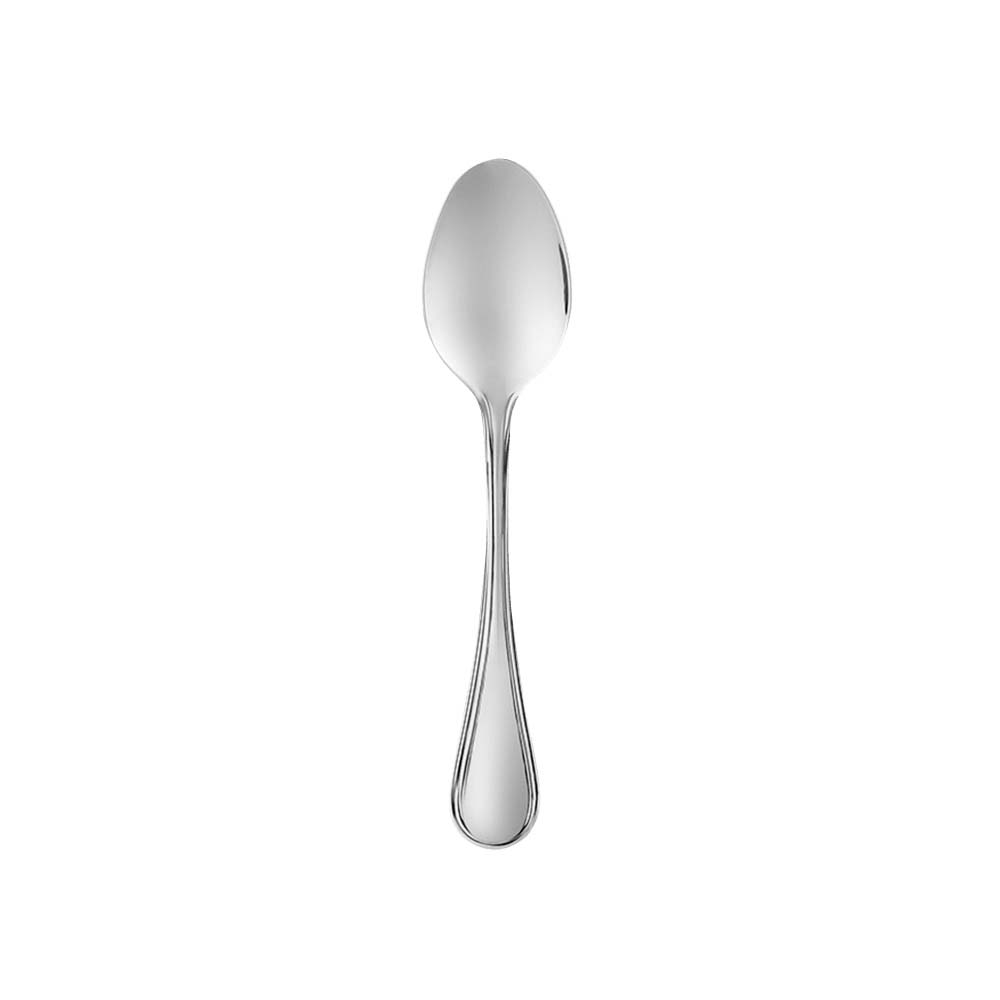 Christofle Albi Stainless Steel Espresso Spoon In Bordeaux