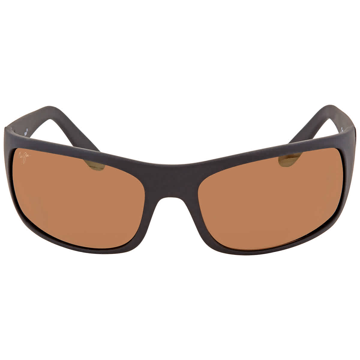 MAUI JIM MAUI JIM PEAHI HCL BRONZE WRAP UNISEX SUNGLASSES H202-2M 65