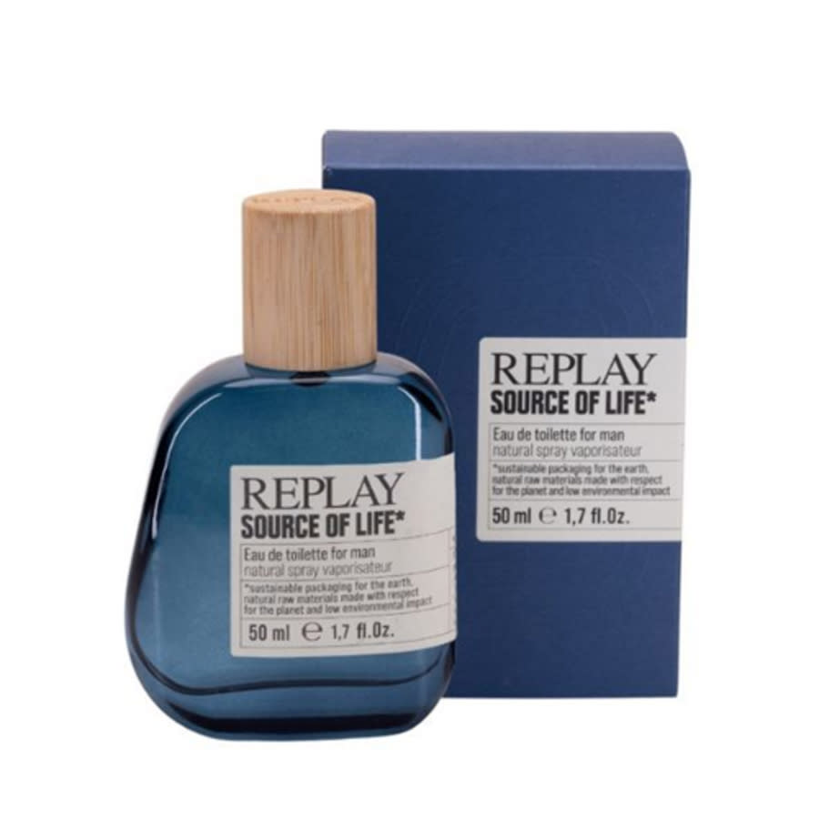 Replay Mens Source Of Life EDT Spray 3.4 oz Fragrances 8011889500705