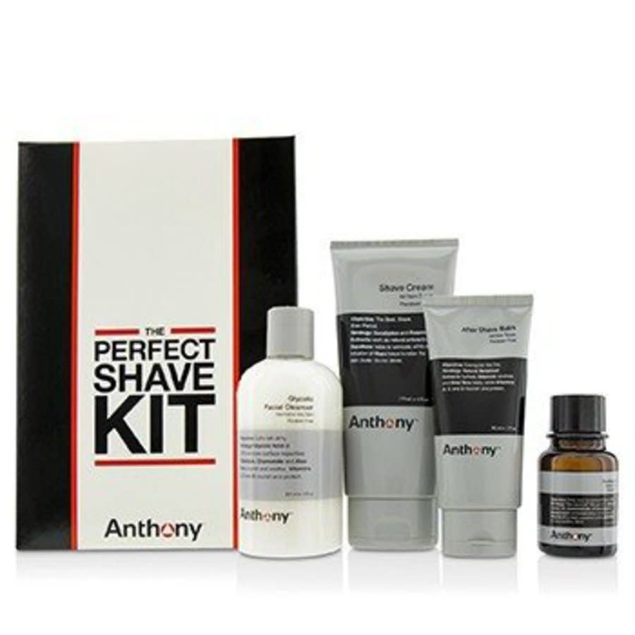 ANTHONY - LOGISTICS FOR MEN THE PERFECT SHAVE KIT: CLEANSER + PRE-SHAVE OIL + SHAVE CREAM + AFTER SHAVE CREA