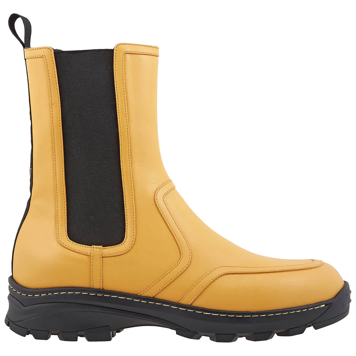 Moncler Ladies Joey Ankle Boots In Dark Yellow