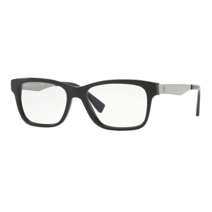 Versace Mens Black Square Eyeglass Frames Ve3245523855