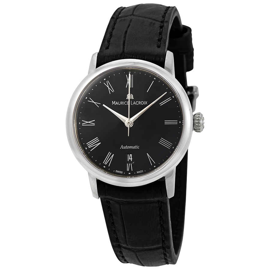 Maurice Lacroix Les Classiques Automatic Ladies Watch Lc6063-ss001-310 In Black