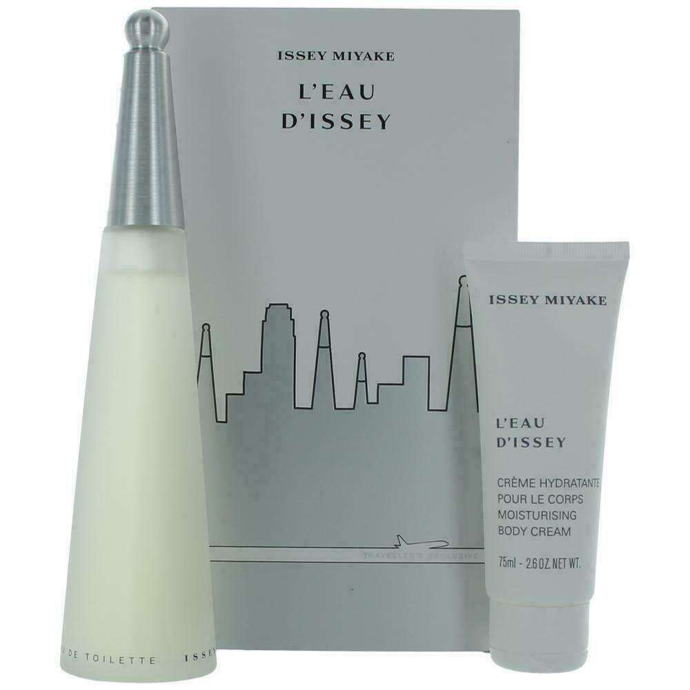Issey Miyake Ladies L'eau D'issey Gift Set Fragrances 3423478501058 In Cream / Orange / Rose / White
