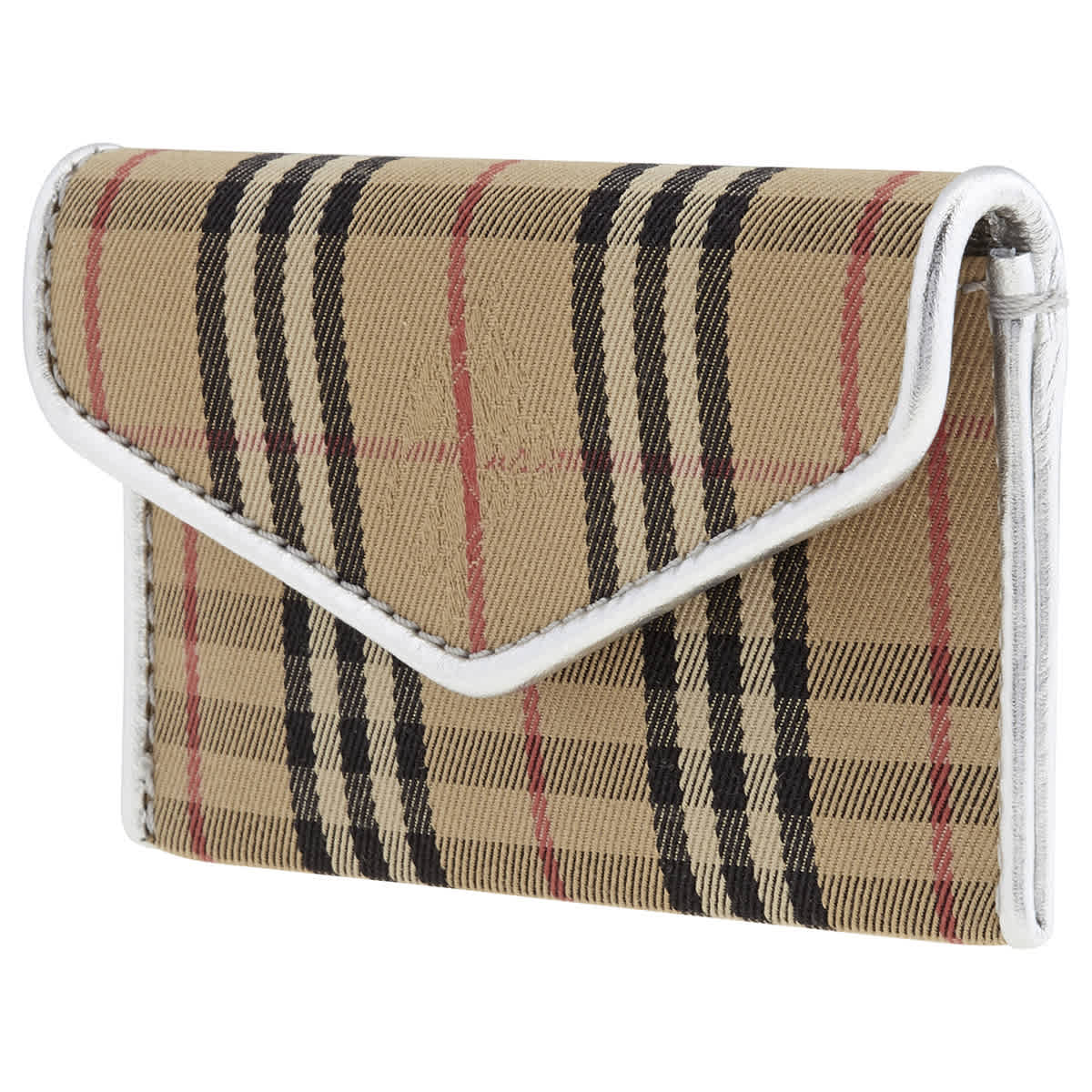 1983 check and leather card case