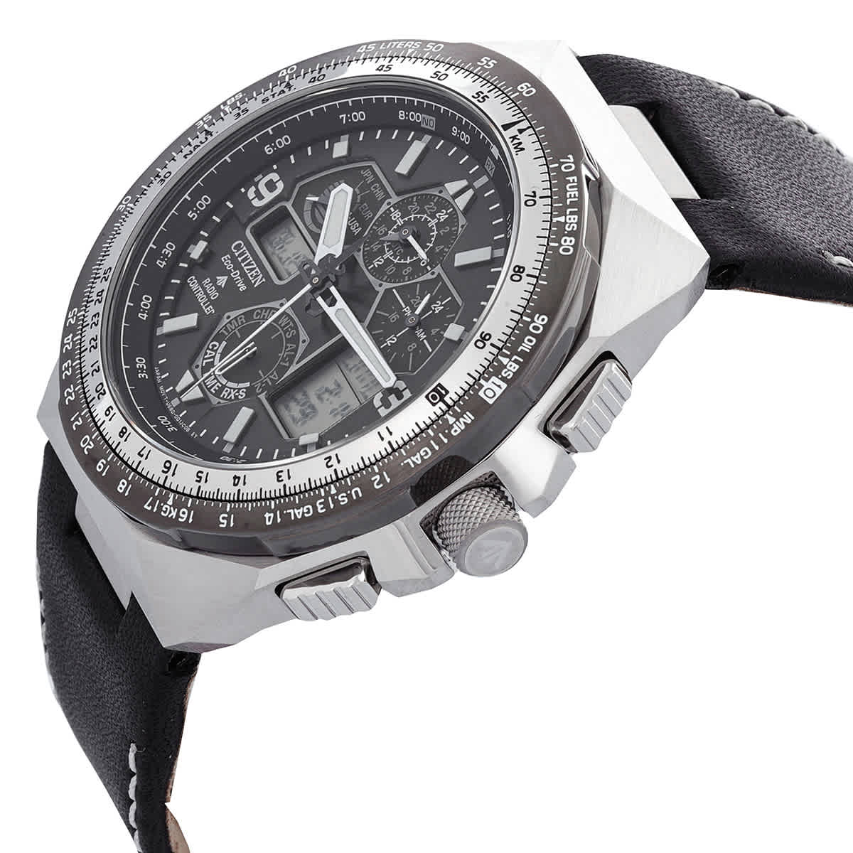 Shop Citizen Promaster Skyhawk A-t Chronograph Black Dial Men's Watch Jy8149-05e