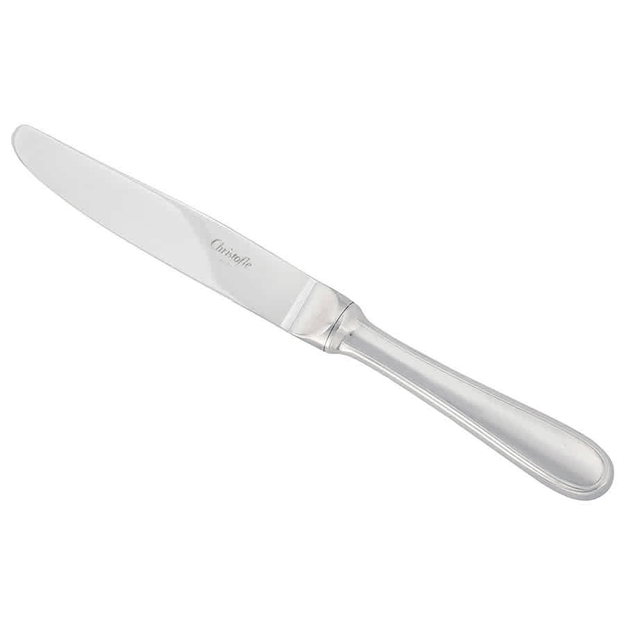 Christofle Stainless Steel Albi 2 Dessert Knife 2407-010 In Silver-tone