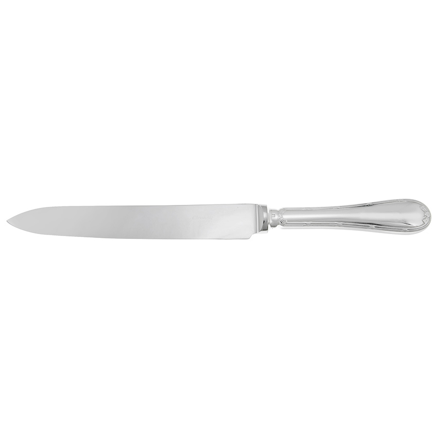 Christofle Silver Plated Rubans Carving Knife 0024-064